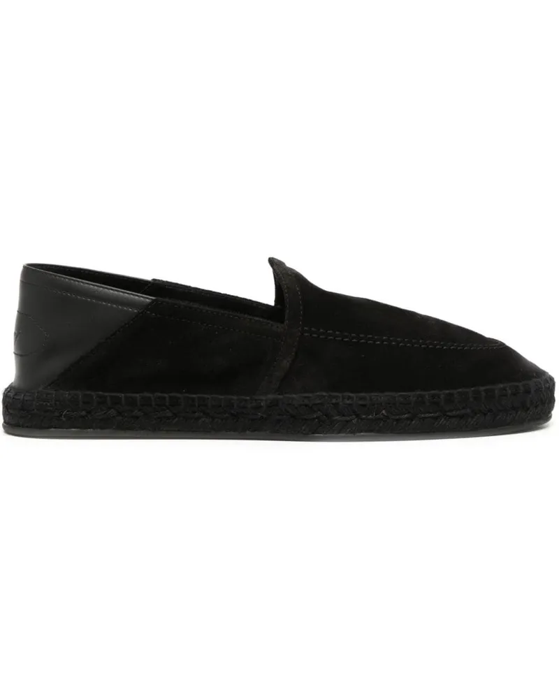 Brioni Espadrilles aus Wildleder Schwarz