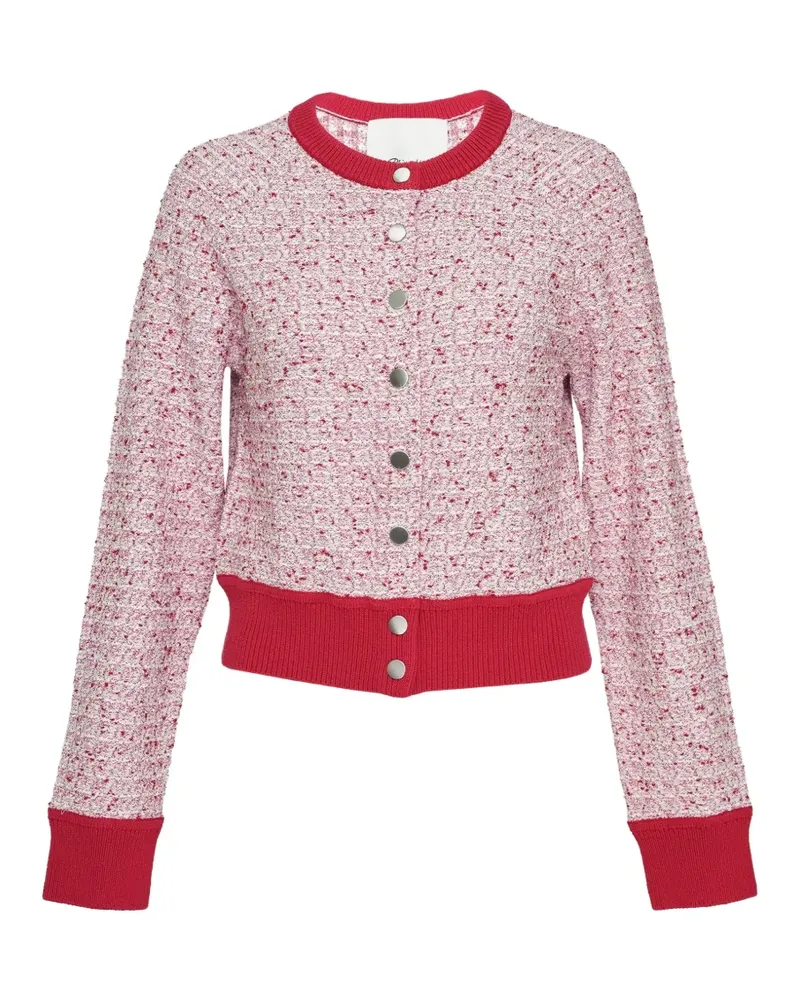 3.1 phillip lim long-sleeve crew-neck cardigan - Rot Rot