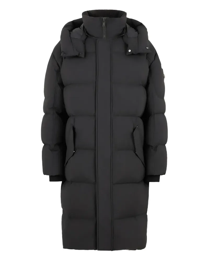 Moose Knuckles Everest hooded padded coat - Schwarz Schwarz