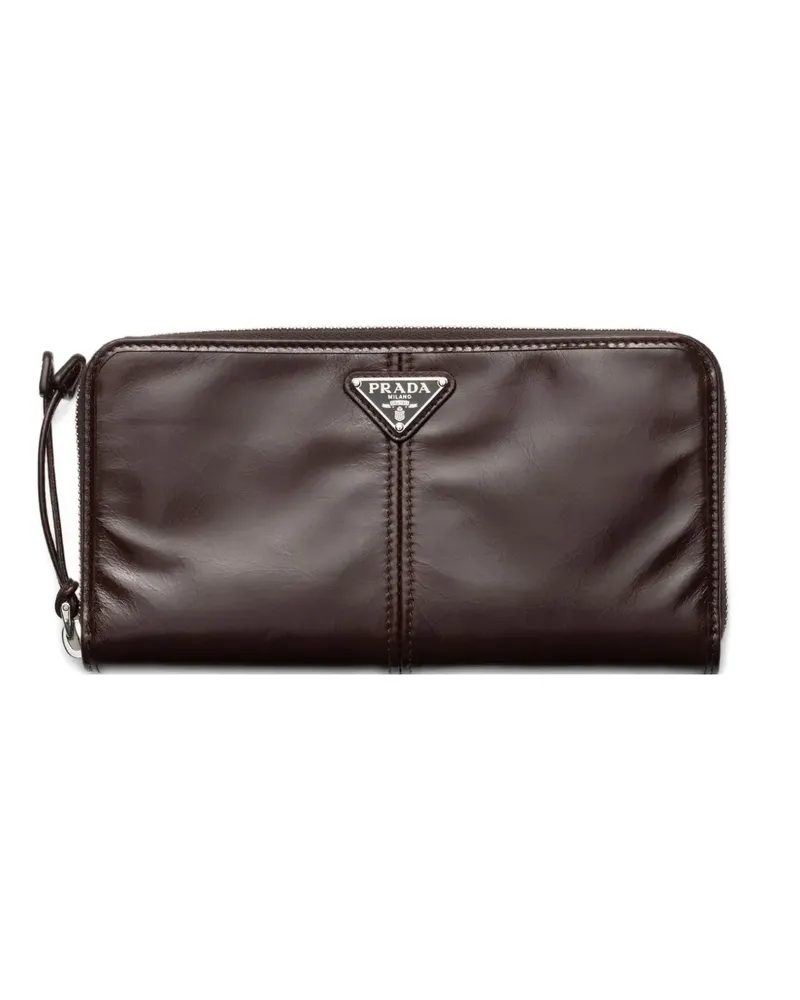 Prada Klassisches Portemonnaie - Braun Braun