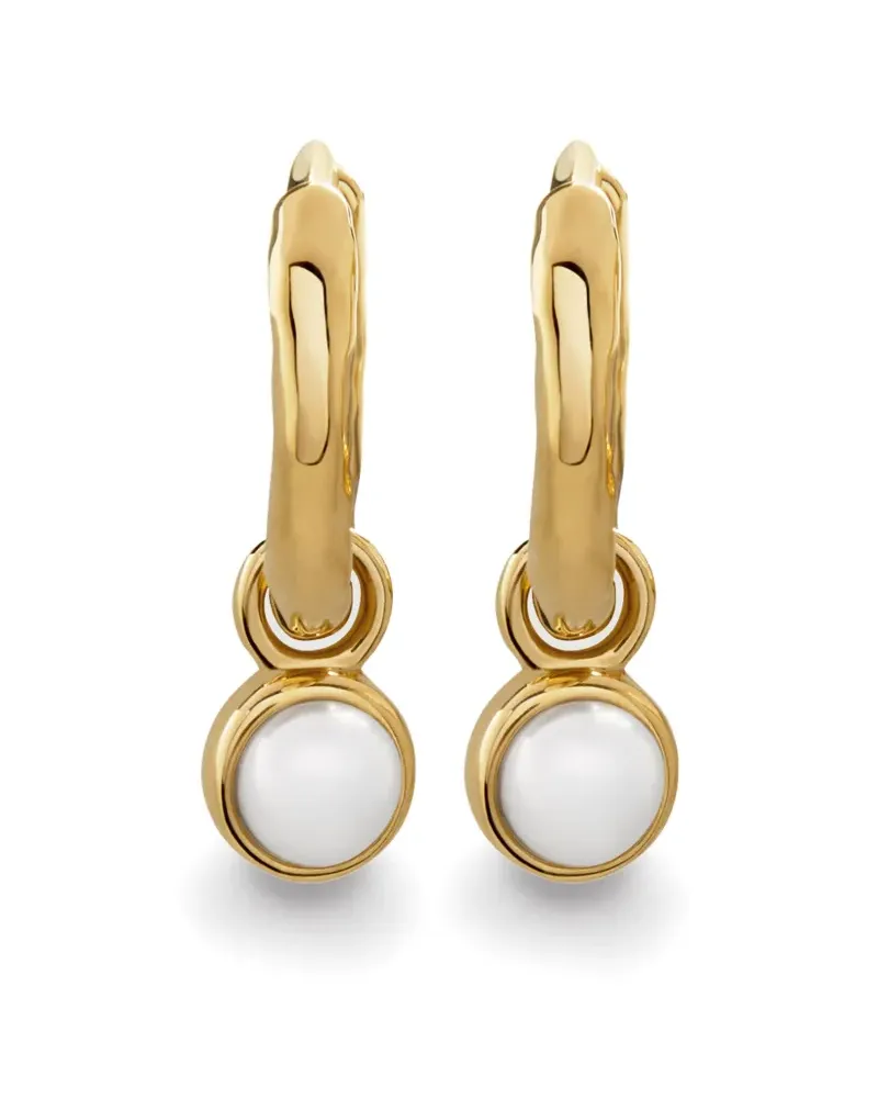 Monica Vinader Mini Siren Creolen - Gold Gold