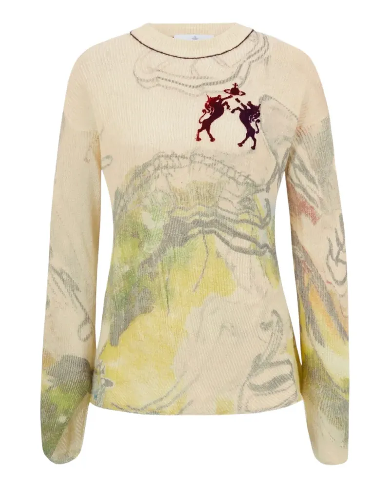 Vivienne Westwood Kyle Pullover mit Print-Detail - Nude Nude