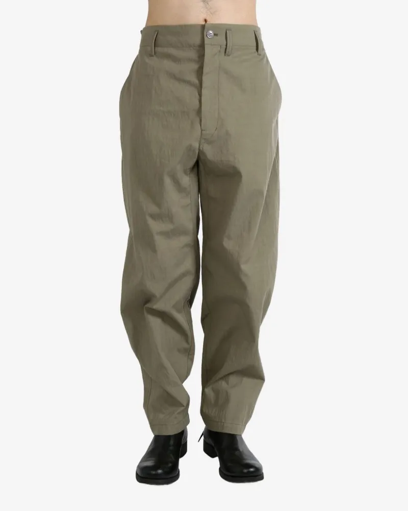 Christophe Lemaire tapered trousers - Grün Grün