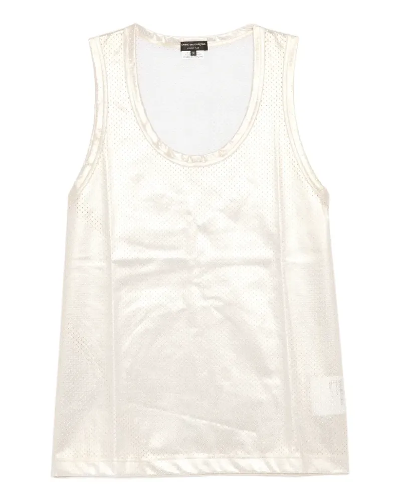 Comme des Garçons metallic mesh vest - Gold Gold