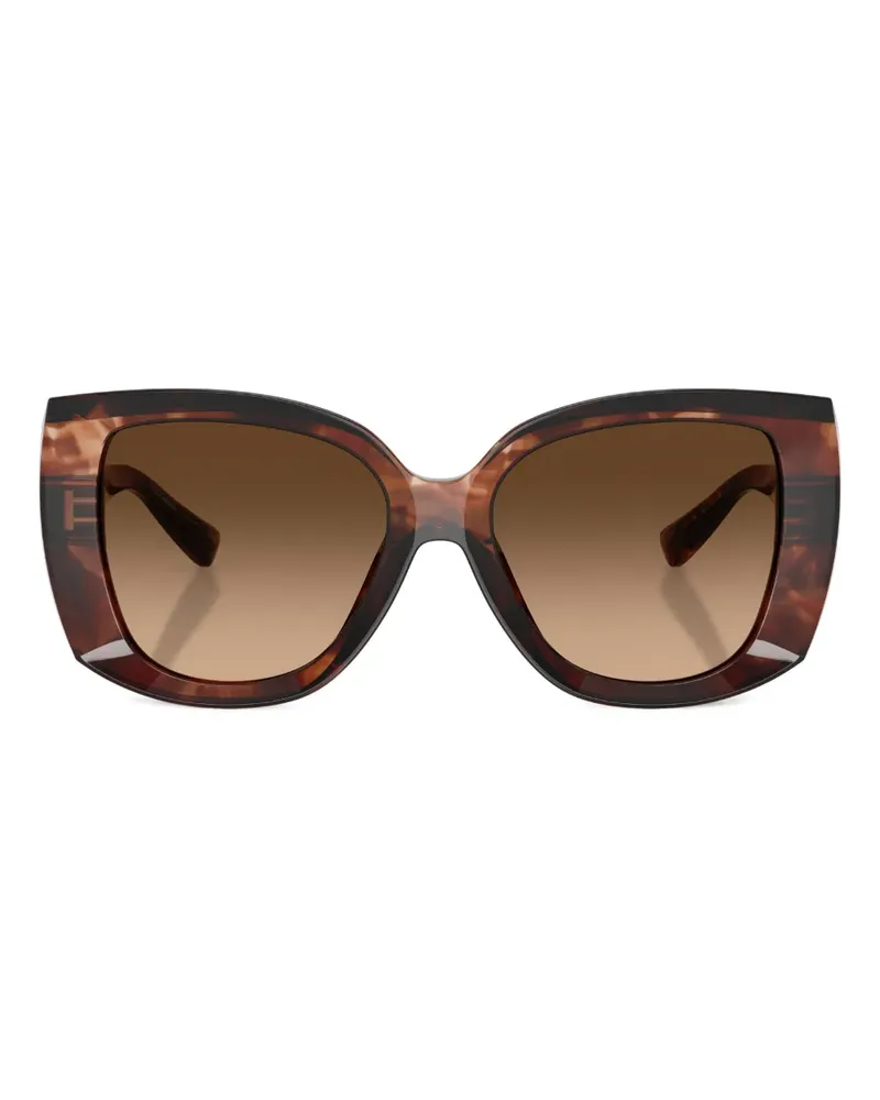 Dolce & Gabbana Sonnenbrille mit Oversized-Gestell - Rot Rot
