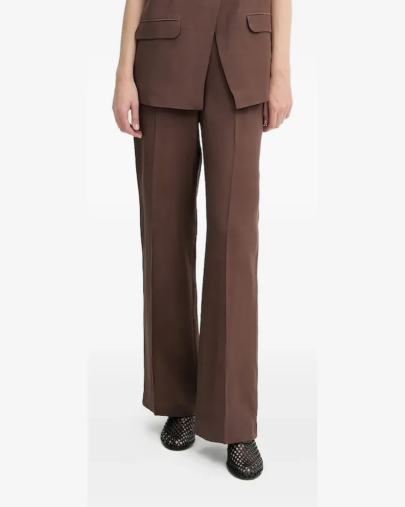 Samsøe & Samsøe Hose mit geradem Bein - Braun Braun
