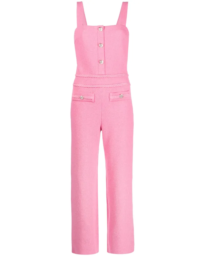 Maje Jumpsuit mit eckigem Ausschnitt - Rosa Rosa