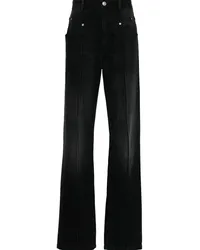 Isabel Marant Nadege Straight-Leg-Jeans Schwarz