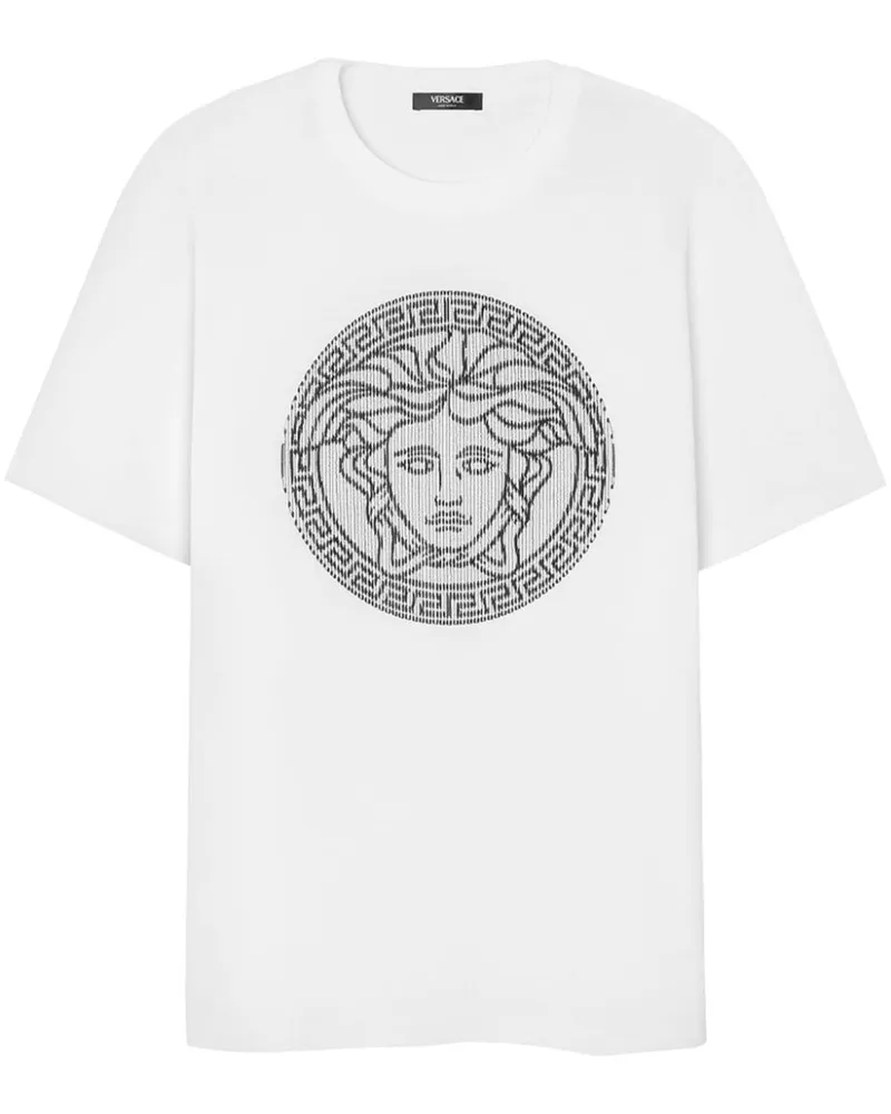 Versace Medusa Sliced T-Shirt - Weiß Weiß