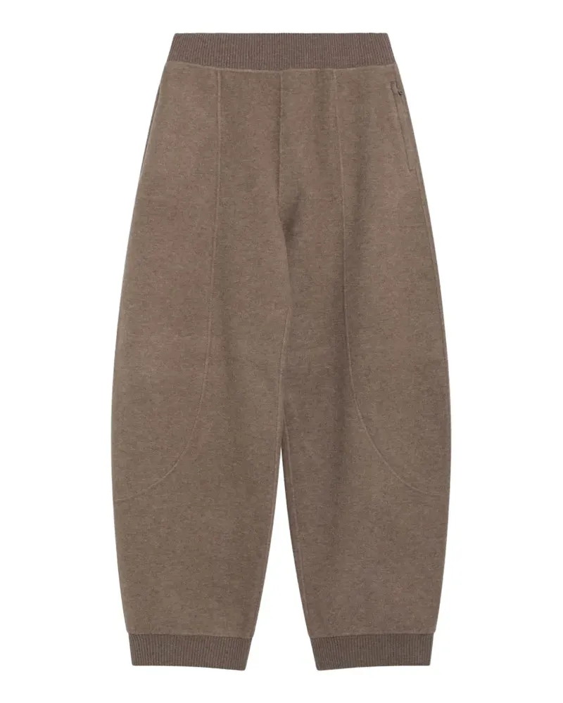 Max Mara Jogginghose aus Wolle und Kaschmir - Nude Nude