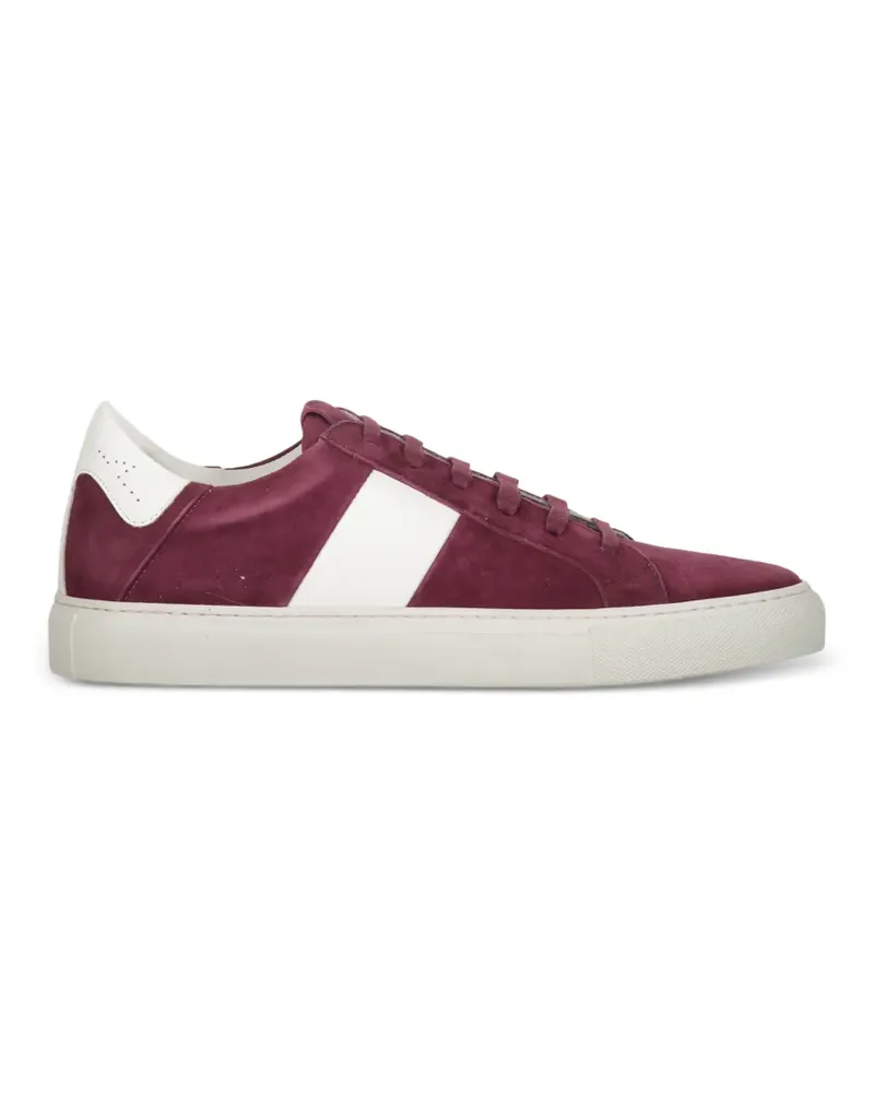 Paul & Shark Gestreifte Sneakers - Rot Rot