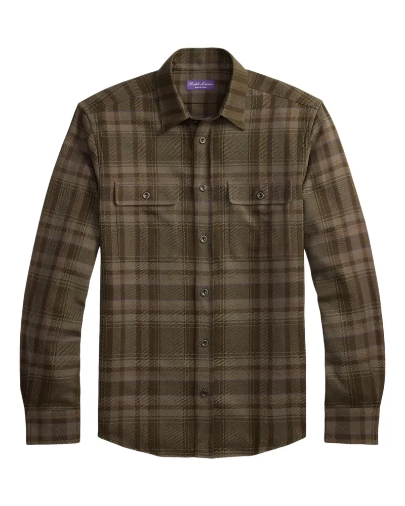 Ralph Lauren plaid long-sleeve shirt - Braun Braun