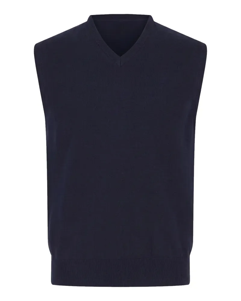 HOSIO V-neck vest - Blau Blau