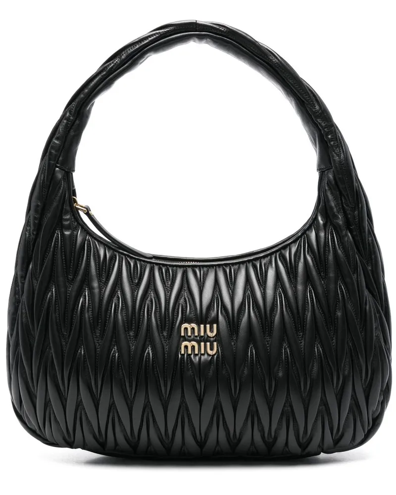 Miu Miu Wander Schultertasche - Schwarz Schwarz