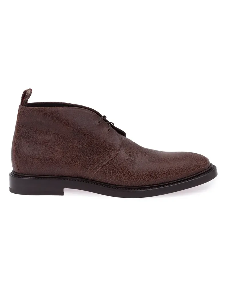 L'Eclaireur Raparo crack-effect ankle boots - Braun Braun