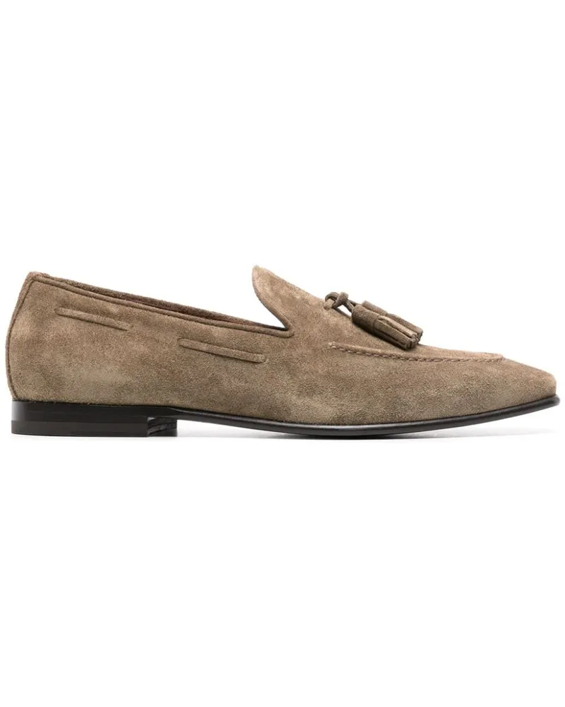 Scarosso Rodolfo Loafer aus Wildleder - Nude Nude