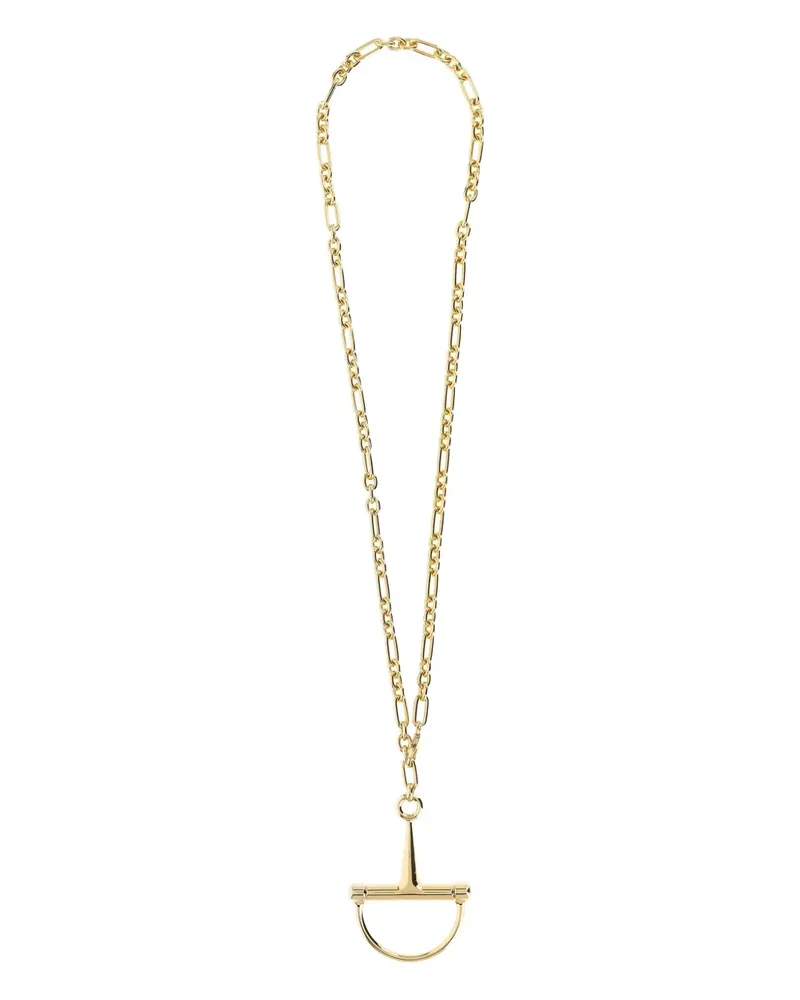 Gucci half-horsebit pendant necklace - Gold Gold
