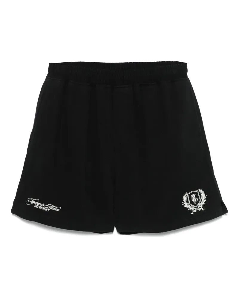 REPRESENT Crest Shorts - Schwarz Schwarz