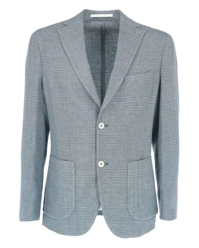 Eleventy Prince of Wales Blazer - Grau Grau