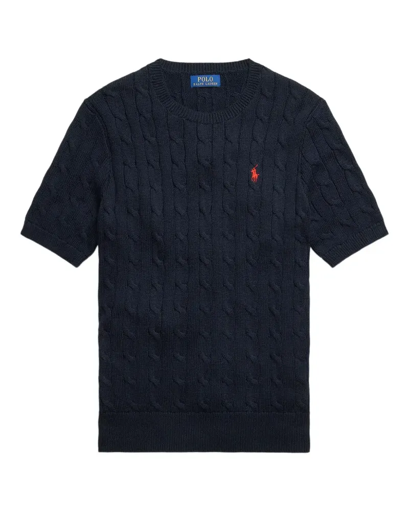 Ralph Lauren Pullover mit Zopfmuster - Blau Blau