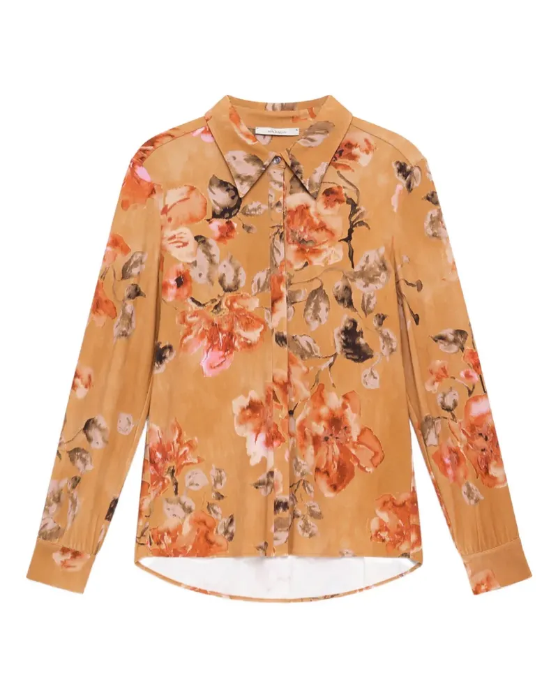 Maliparmi Frosted Blossom floral-print shirt - Nude Nude