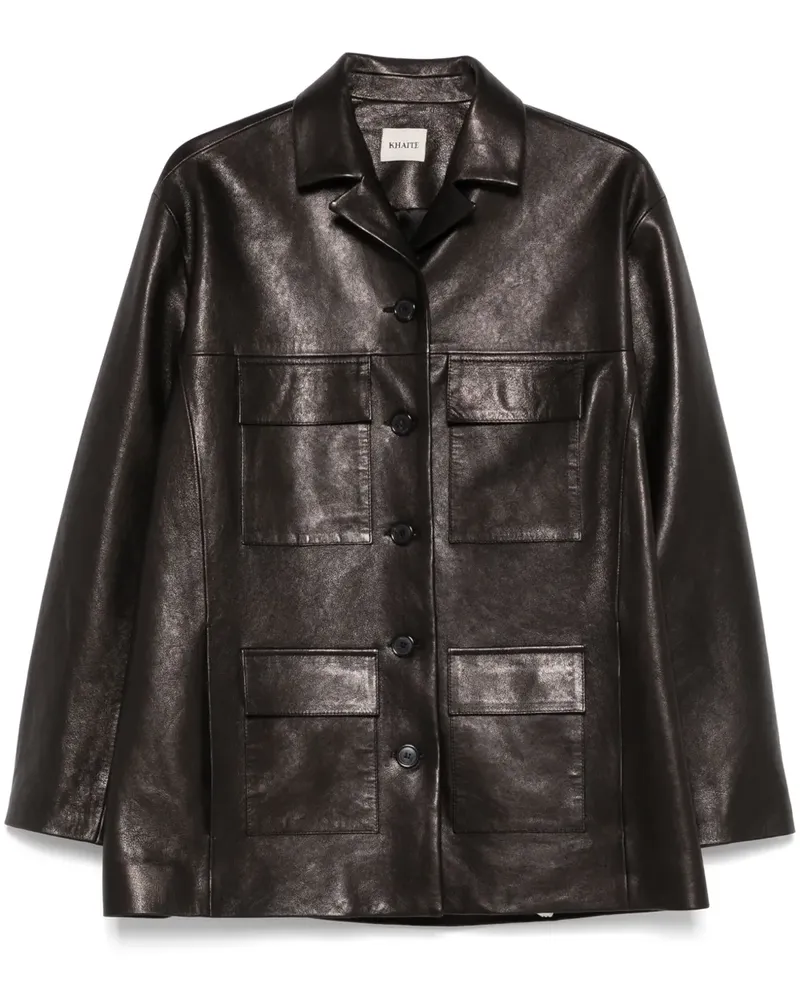 KHAITE Morsso Jacke - Schwarz Schwarz