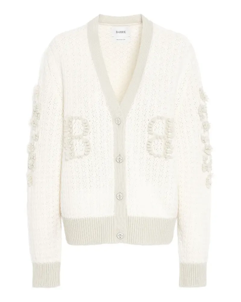 Barrie Cardigan aus Kaschmir mit B-Logo - Nude Nude