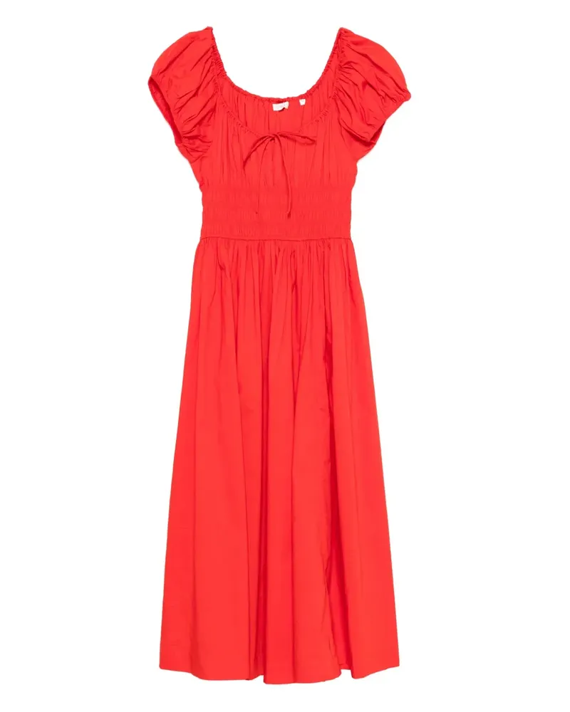 DÔEN Quilla Midikleid - Rot Rot
