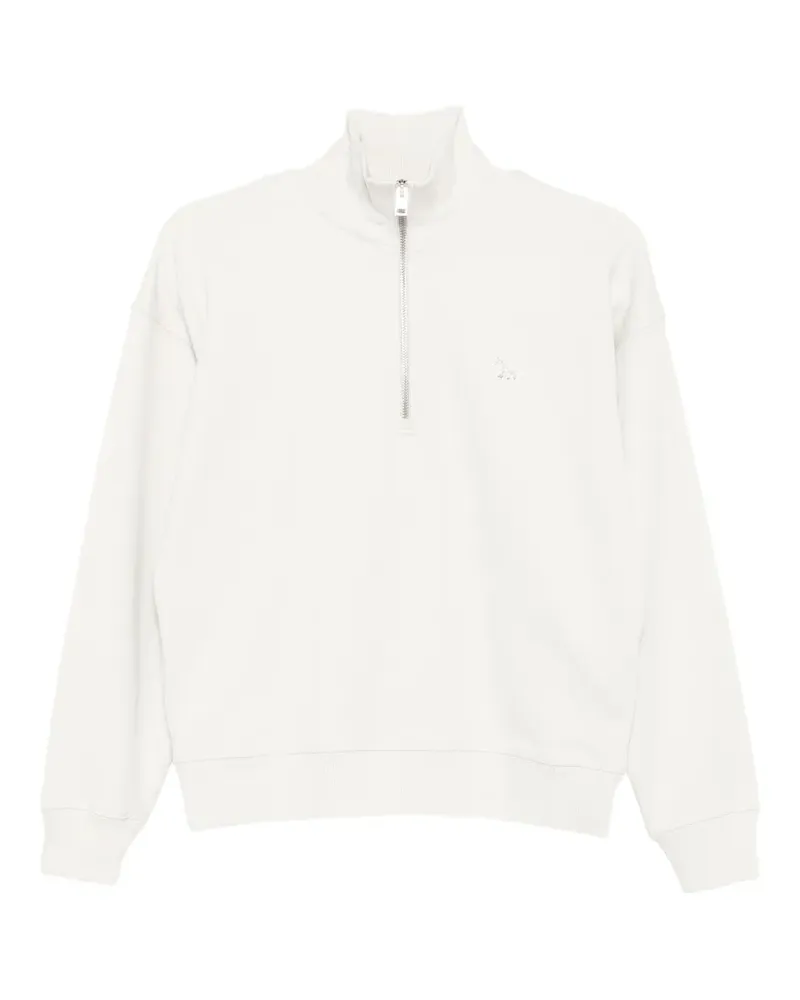 Kitsuné Sweatshirt mit Fuchs-Patch - Grau Grau
