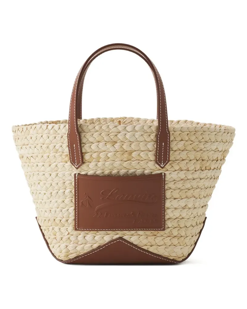 Lanvin Tote Bag mit Einsätzen - Nude Nude