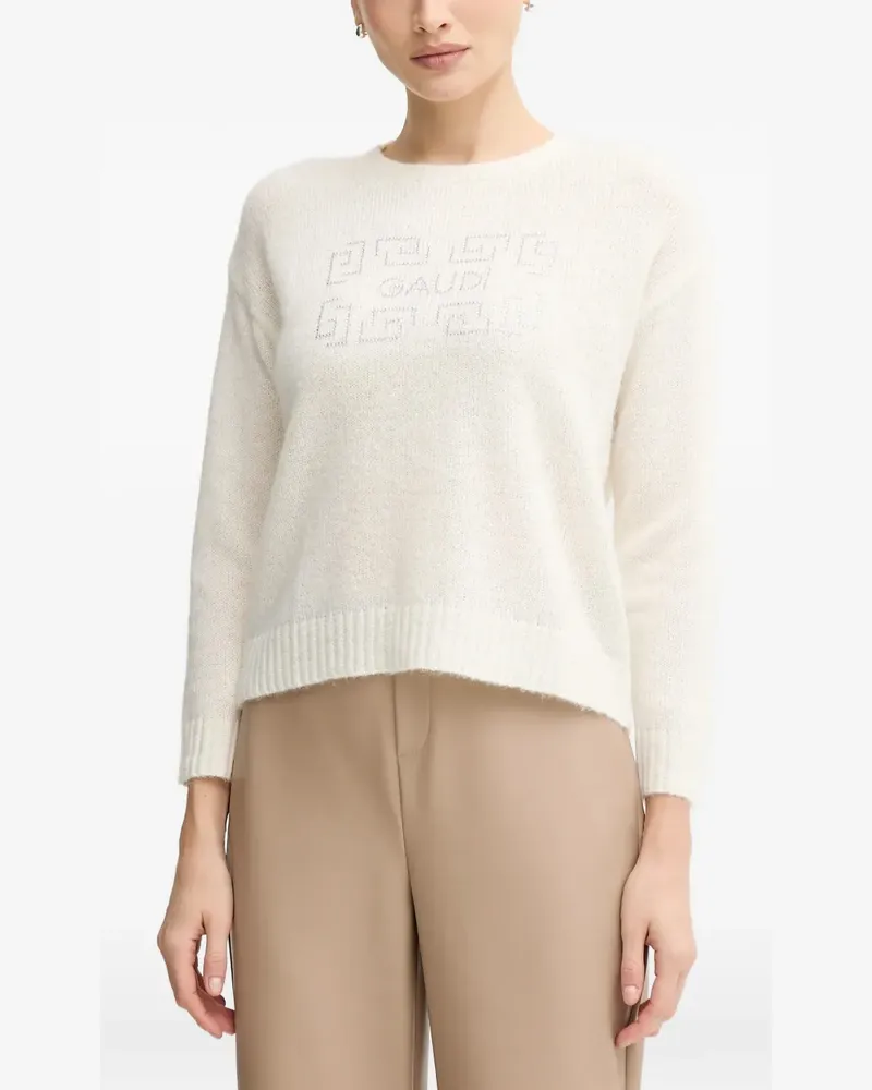Gaudi Verzierter Pullover - Nude Nude