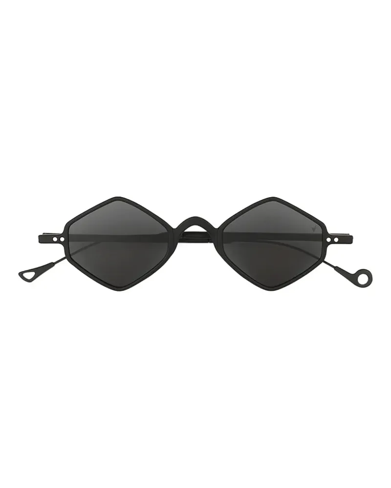 Eyepetizer Geometrische Duomo Sonnenbrille - Schwarz Schwarz