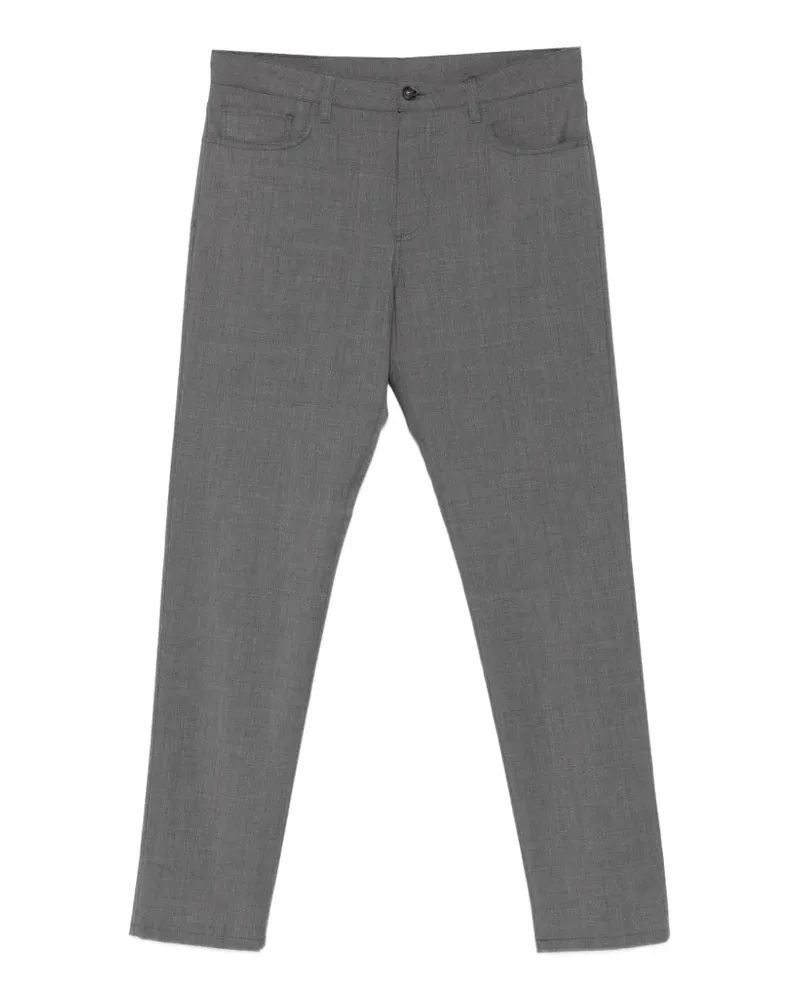 Canali belt-loops trousers - Grau Grau