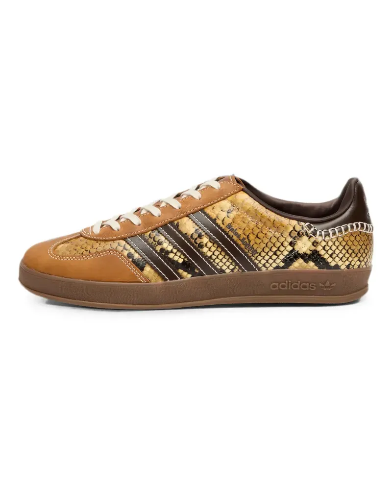 Wales Bonner x Adidas Gazelle snakeskin-effect sneakers - Braun Braun