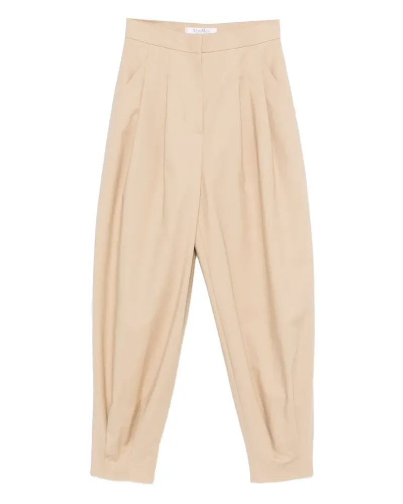 Max Mara Ballonhose mit Falten - Nude Nude