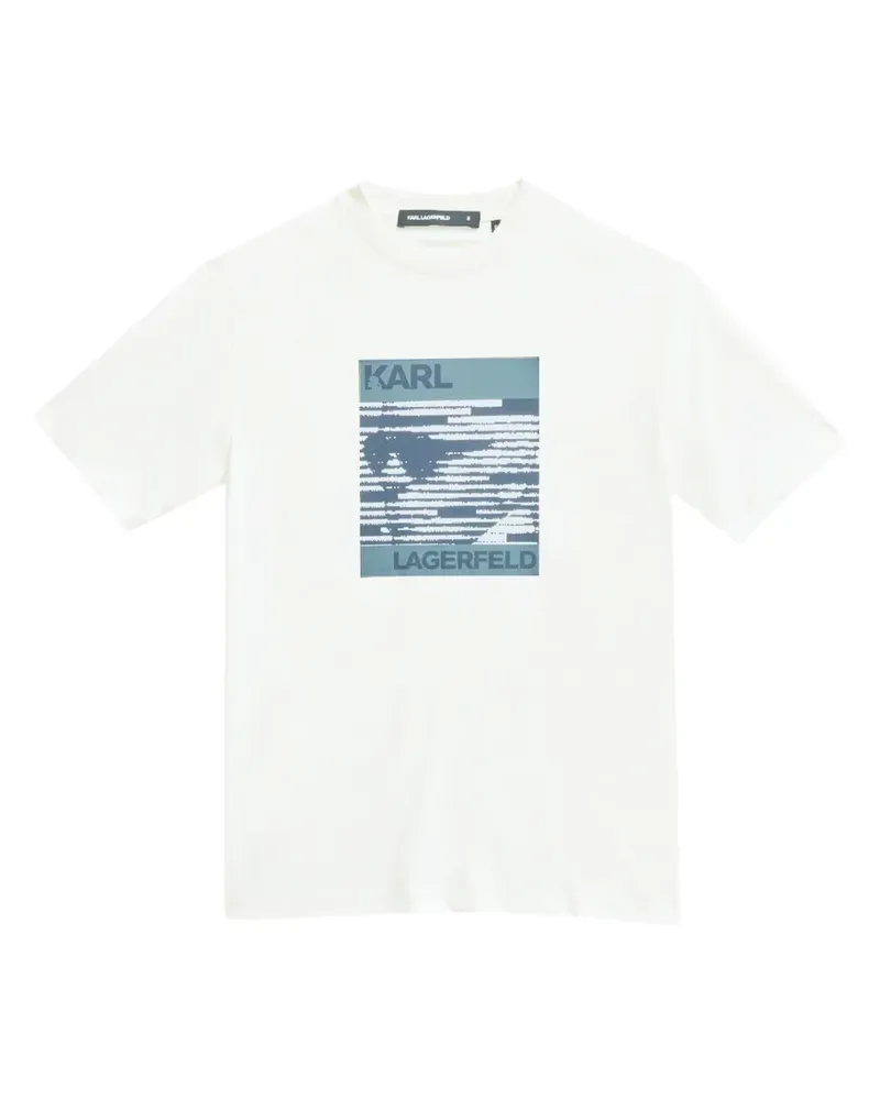 Karl Lagerfeld Karl Pixel T-Shirt - Weiß Weiß
