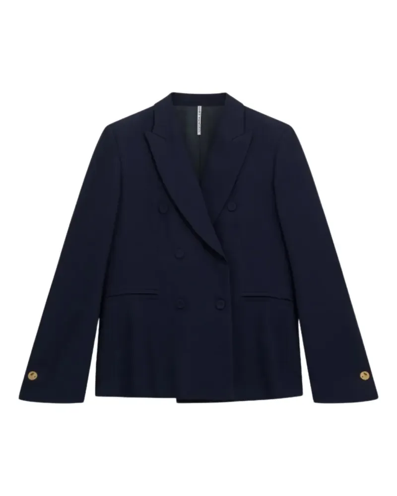 Liviana Conti double-breasted peak-lapel jacket - Blau Blau