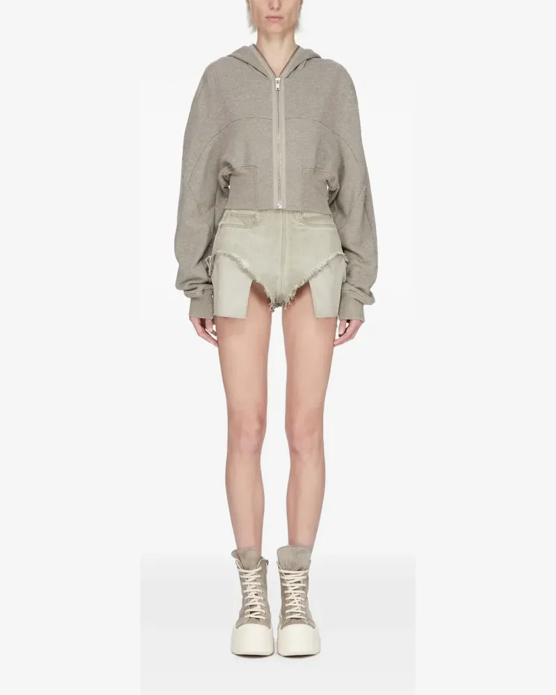 DRKSHDW by Rick Owens Ausgefranste Shorts - Nude Nude