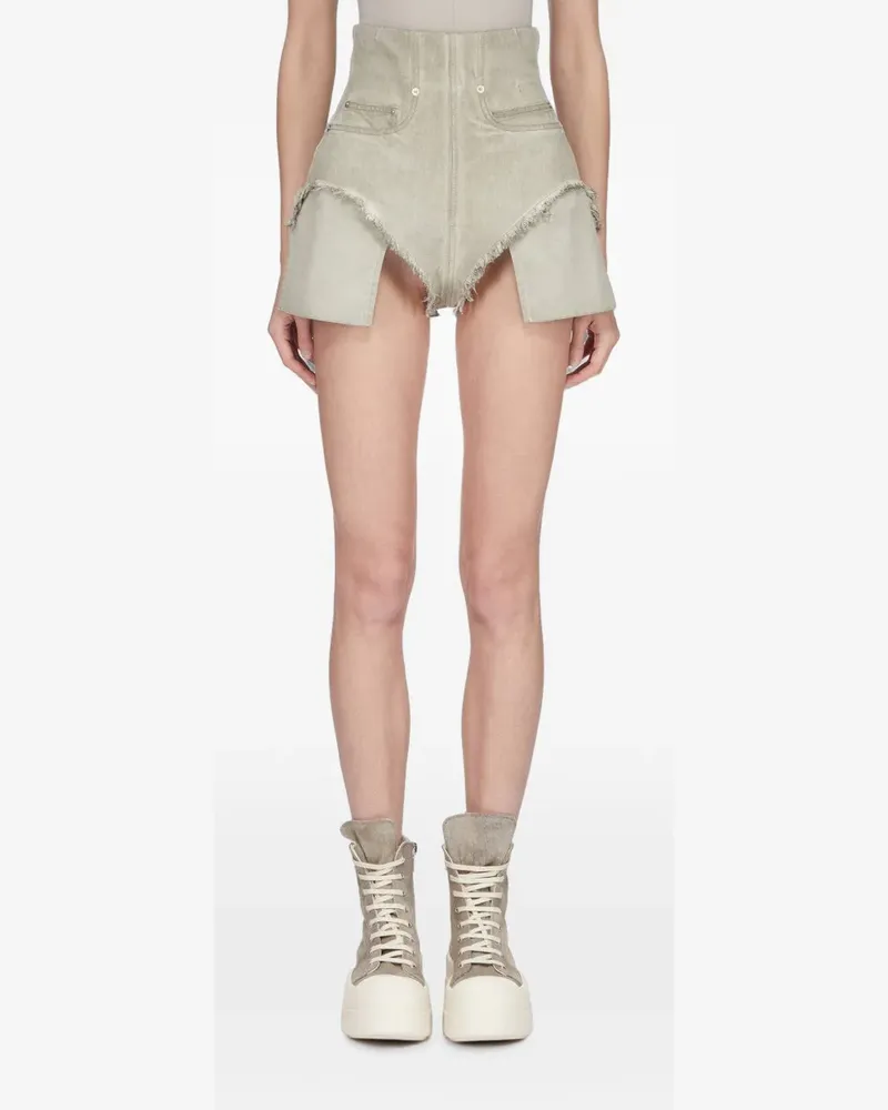 DRKSHDW by Rick Owens Ausgefranste Shorts - Nude Nude