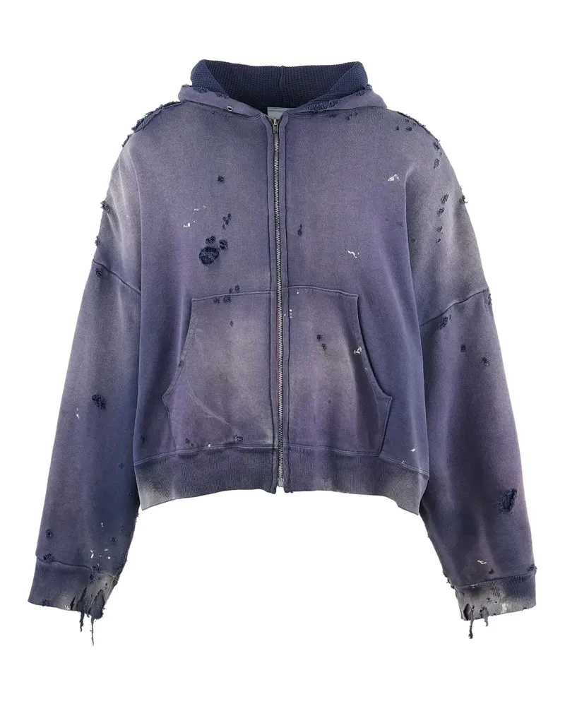 SAINT MXXXXXX Kapuzenjacke mit Reißverschluss - Blau Blau