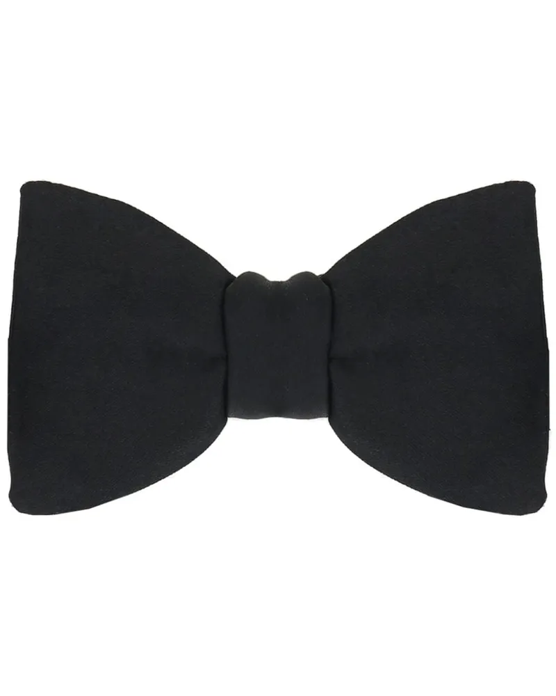 Ermenegildo Zegna Fliege aus Satin - Schwarz Schwarz