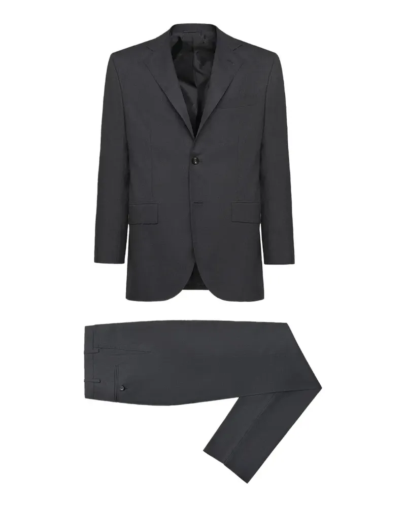 Kiton Einreihiger Anzug - Grau Grau