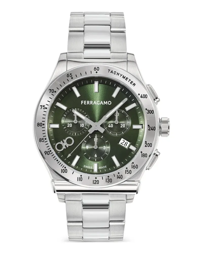 Ferragamo KZ-1927 Chrono 42mm watch - Grün Grün