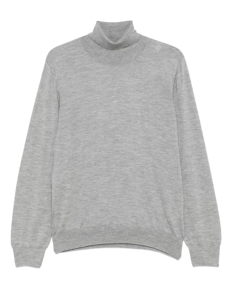 La Fileria Langärmeliger Rollkragenpullover - Grau Grau
