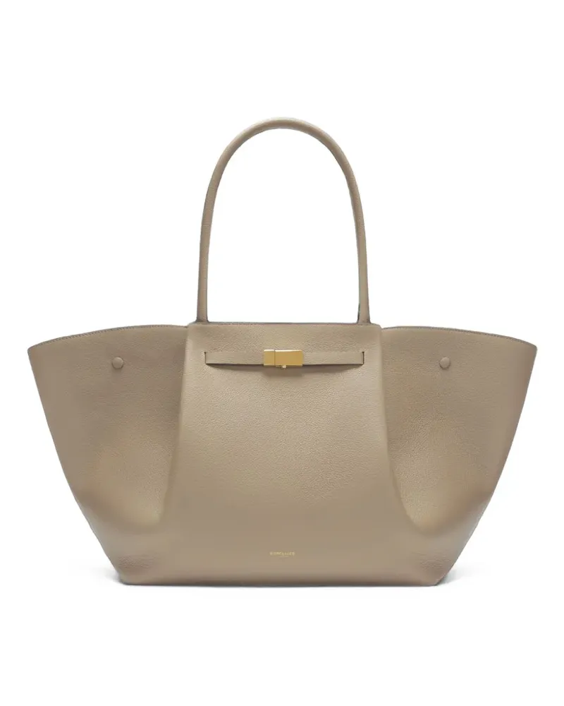 DeMELLIER The New York leather tote bag - Nude Nude