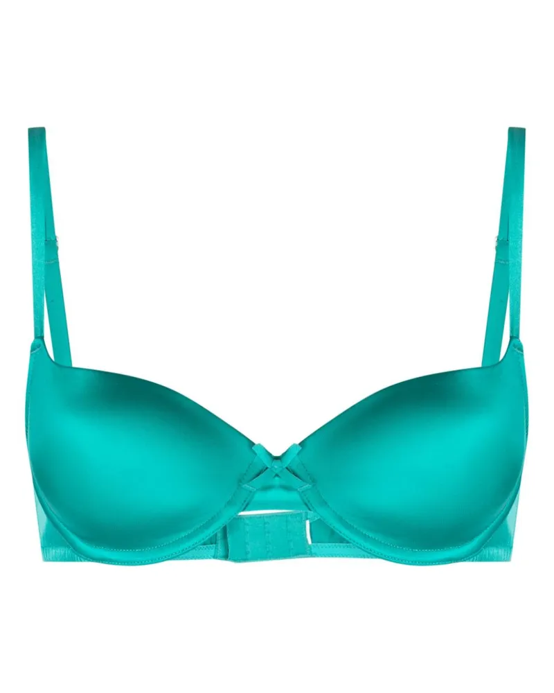 Fleur Du Mal Nahtloser Luxe Balconette-BH - Grün Grün