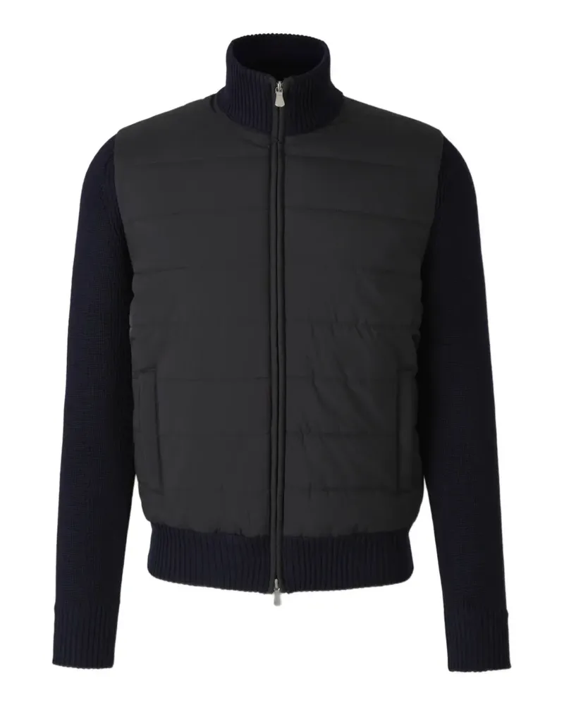 Gran Sasso Cardigan mit gestepptem Einsatz - Blau Blau