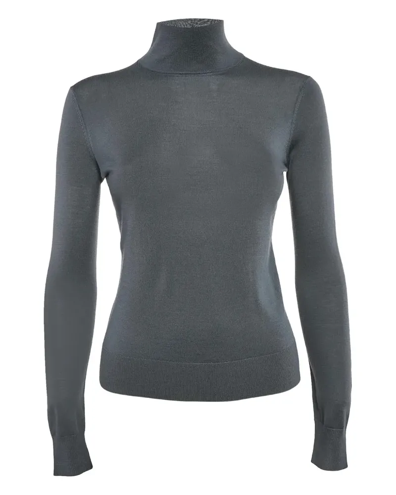 Theory Rollkragenpullover aus Wollgemisch - Grau Grau