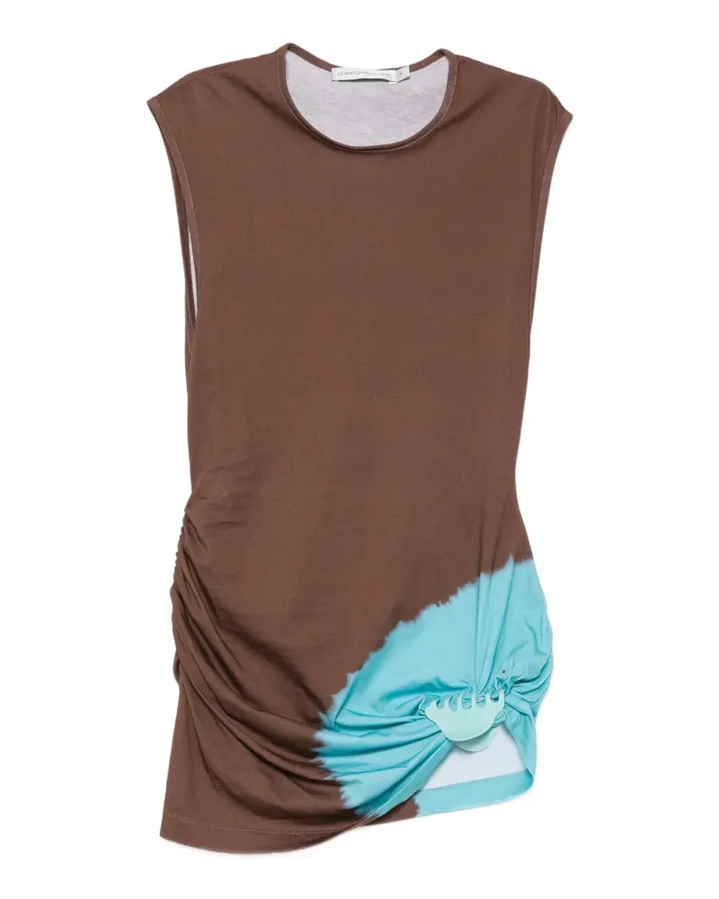 Christopher Esber Midikleid mit rundem Ausschnitt - Braun Braun