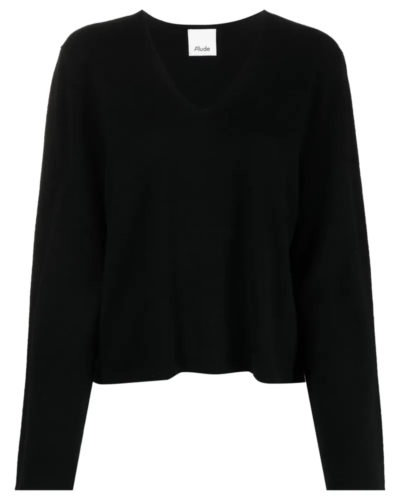 ALLUDE Pullover aus Kaschmir - Schwarz Schwarz